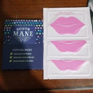 South Mane Gel eye Packs + KNC Lip Mask